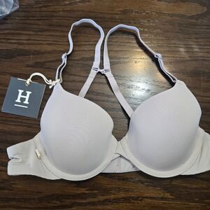 Harper Wilde Base Bra 32B Opal Gray Comfort Convertible Everyday Bra NWT